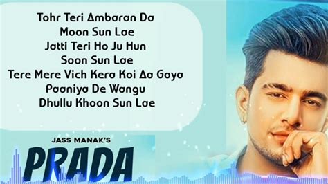 prada song jass manak lyrics